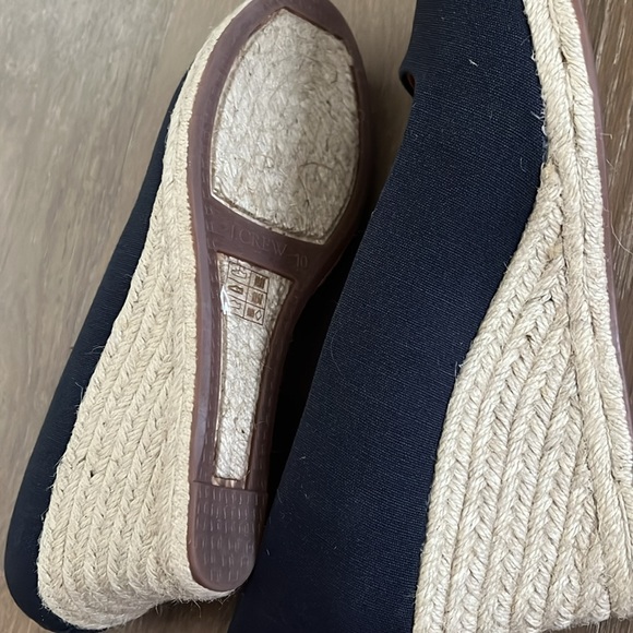 J. Crew Navy Blue Seville Espadrilles size 10 woman - Picture 8 of 9